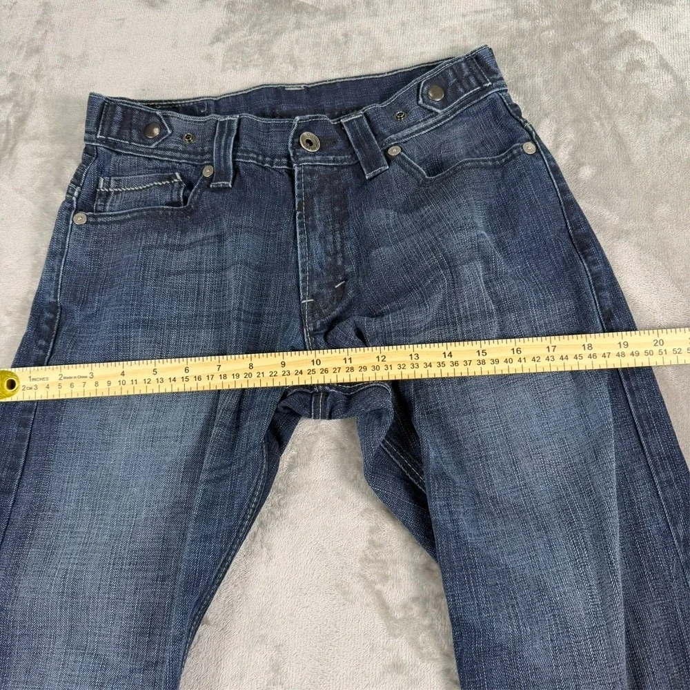 Vintage Levi's Men's 514 Slim Straight Mid Rise Adj Waist Black Label Jeans